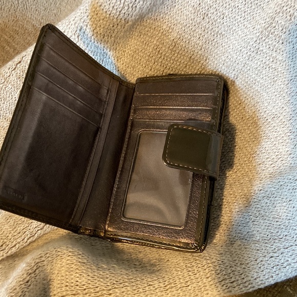 Coach Patent Leather Bi-Fold Wallet - Picture 3 of 7